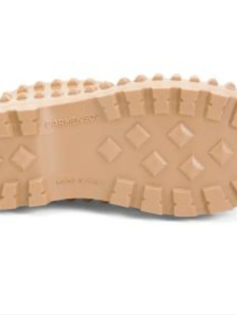 Carmen Sol Graziano Beige Studded Rain Ankle Boots